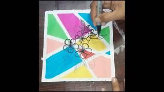 flower painting#art #shorts #drawing #ytshorts #youtubeshorts