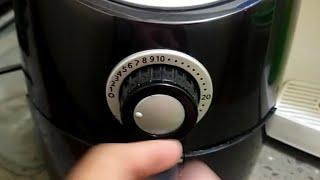 Troubleshooting an air fryer that won't  turn on due to broken timer control knob