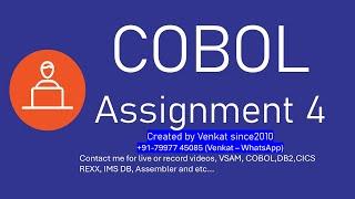 COBOL Assignment 4 | Figurative Constants | Low-values | High-Values | Spaces | Zeros | Default valu