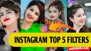 Instagram Top 5  Filters | Search Filter On Instagram | instagram reels new filter name