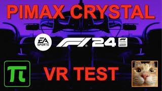 F1 24 VR Test in the Pimax Crystal