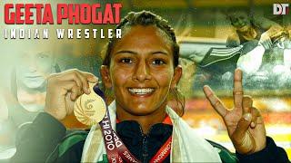 India's first ever gold medal in wrestling in Commonwealth, Geeta Phogat.