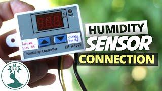 Humidity Sensor Switch Connection To DIY Fogger To Control Our Greenhouse Humidity Levels