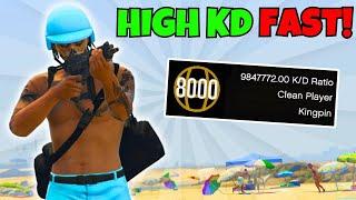 HOW TO GET A HIGH KD IN GTA ONLINE (EASY)