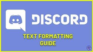 Discord Markdown Text Formatting/Commands Tutorial