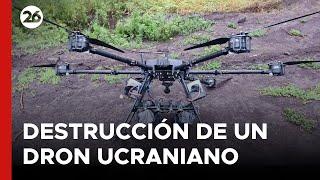 GUERRA RUSIA - UCRANIA | Así destruye un puente un dron ucraniano terrestre suicida