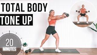 20 MIN TONE IT UP Total Body Workout | Quick No Repeat HIIT