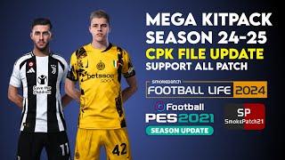 Mega Jersey Kitpack CPK Season 2024-2025 | PES 2021 & FL24 Support All Patch