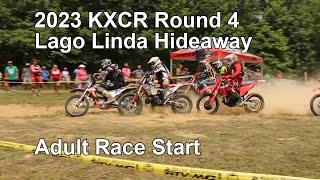 6-18-2023 KXCR Round 4, Lago Linda Hideaway, Adult Race Start