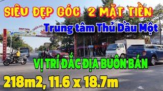 BÁN GÓC 2 MT TRUNG TÂM TP THỦ DẦU MỘT, VỊ TRÍ BUÔN BÁN ĐẮC ĐỊA HÁI RA TIỀN.