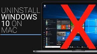 Uninstall/Remove Windows 10 Partition on Mac via Boot Camp Assistant (macOS High Sierra)