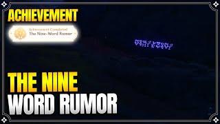 The Nine Word Rumor (All 9 Abyssal Rune Locations) | World Quests and Puzzles |【Genshin Impact】