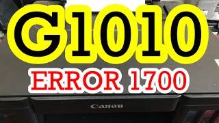 CANON PIXMA G1010 WARNING ERROR 1700 INK ABSORBER FULL RESET | CANON PRINTER NO RESETTER TOOLS