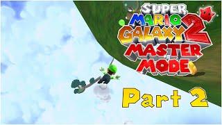 BROKEN SLIDE?! | Super Mario Galaxy 2 Master Mode (Part 2)