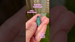 Australian doublet opal #doubletopal #australianopal #opal #gemstone #gems