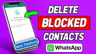 How to Delete Blocked Contacts on WhatsApp 2024 (Updated)