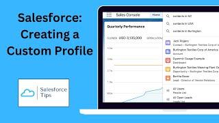 Salesforce Example: Creating a Custom Profile