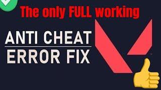 The only FULL working fix on Youtube - Valorant Anti cheat reboot and Incorrect Function