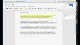 Google Docs editing and commenting tools