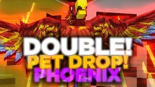 2 PHOENIX PETS IN 1 SECOND??? (Hypixel Skyblock)