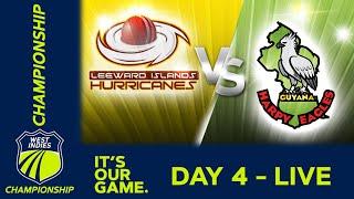  LIVE Leeward Islands v Guyana - Day 4 | West Indies Championship 2024 | Saturday 17th February