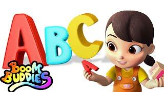 Chanson ABC | Musique enfant | Comptines bébé | Boom Buddies en Français | Préscolaire