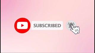 Subscribe Button with sound effect (pink)