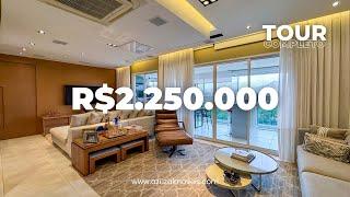 VISTA INCRÍVEL | Apartamento à venda por R$2.250.000 na Barra da Tijuca | Azuza Imóveis