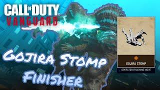 Gojira Stomp Finishing Move (GODZILLA LIMITED TIME BUNDLE) | Call of Duty Vanguard | Season 3