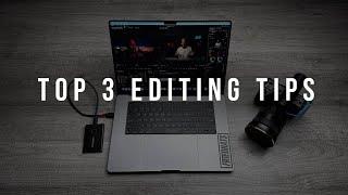 TOP 3 FILM EDITING TIPS (Promise this not about cool 'transitions') - Shot on Fx30