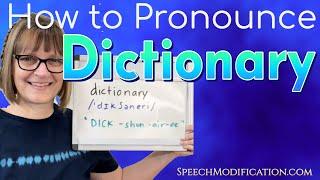 How to Pronounce Dictionary