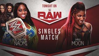 WWE 2K20 Universe Mode  - RAW - Naomi v Ember Moon