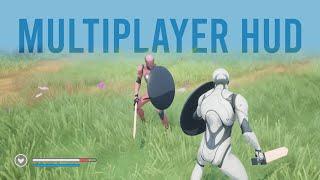 Unreal Engine 5 Multiplayer HUD and Health Bar Damage Visualization  -  Action RPG #51