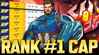 The RANK #1 CAPTAIN AMERICA In The World! Japanese Curry | Marvel Rivals Pro Tips & Breakdown