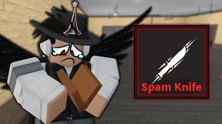 I Spent 9k Robux on Spam Knife... (Roblox KAT)