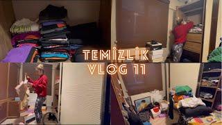 TEMİZLİK VLOG 11 | Extreme Cleaning |  Giyinme Odası Temizliği