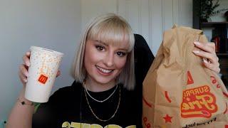 ASMR| McDonald's Mukbang and Q&A 