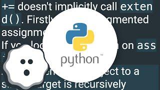 Python += versus .extend() inside a function on a global variable