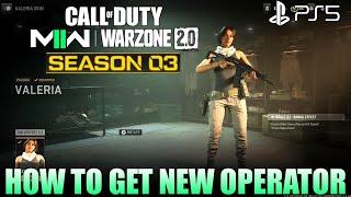 How to Unlock Valeria MW2 Season 3 New Operators | How to Get Valeria MW2 Valeria |Warzone 2 Valeria