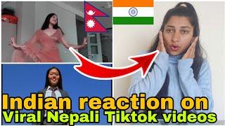 INDIAN reaction on Nepal| Viral Nepali Tiktok videos| Crazzy Pikku