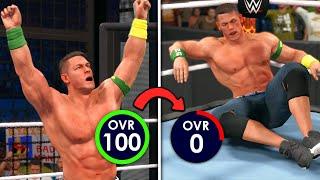 If John Cena Eliminates Someone, He Gets Worse (Challenge)