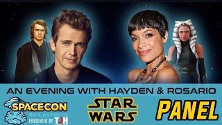 Star Wars Anakin Skywalker & Ahsoka Panel: Hayden Christensen & Rosario Dawson: SpaceCon San Antonio