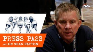 Sean Payton visits with media at NFL's Annual Meeting, sets tone for upcoming offseason program