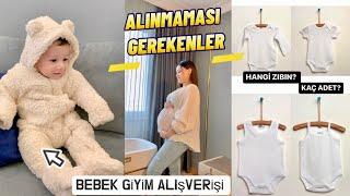 BEBEK GİYİM ALIŞVERİŞİ ️ İZLEMEDEN ALIŞVERİŞ YAPMAYIN 