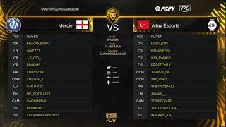 FC24 Clubs -  Europe eLeague | Mercier vs Altay Esports