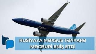 Rusiyaya məxsus təyyarə məcburi eniş etdi