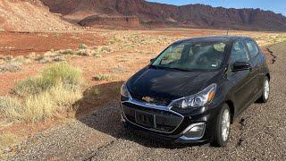 Sleeping in a tiny car! Chevy Spark