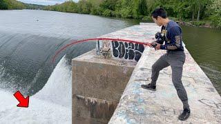 WE CAUGHT THE DAM MONSTER!!! (VERY Unexpected Fish Catch...)