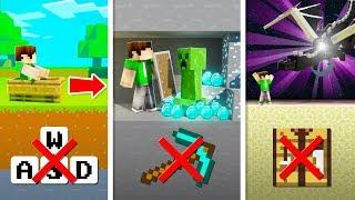 How to Beat Minecraft WITHOUT Mining, Crafting & Walking!