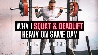 Heavy Squat & Deadlift Workout | Why I Like Heavy Squats & Deadlifts Combined | Powerbuilding